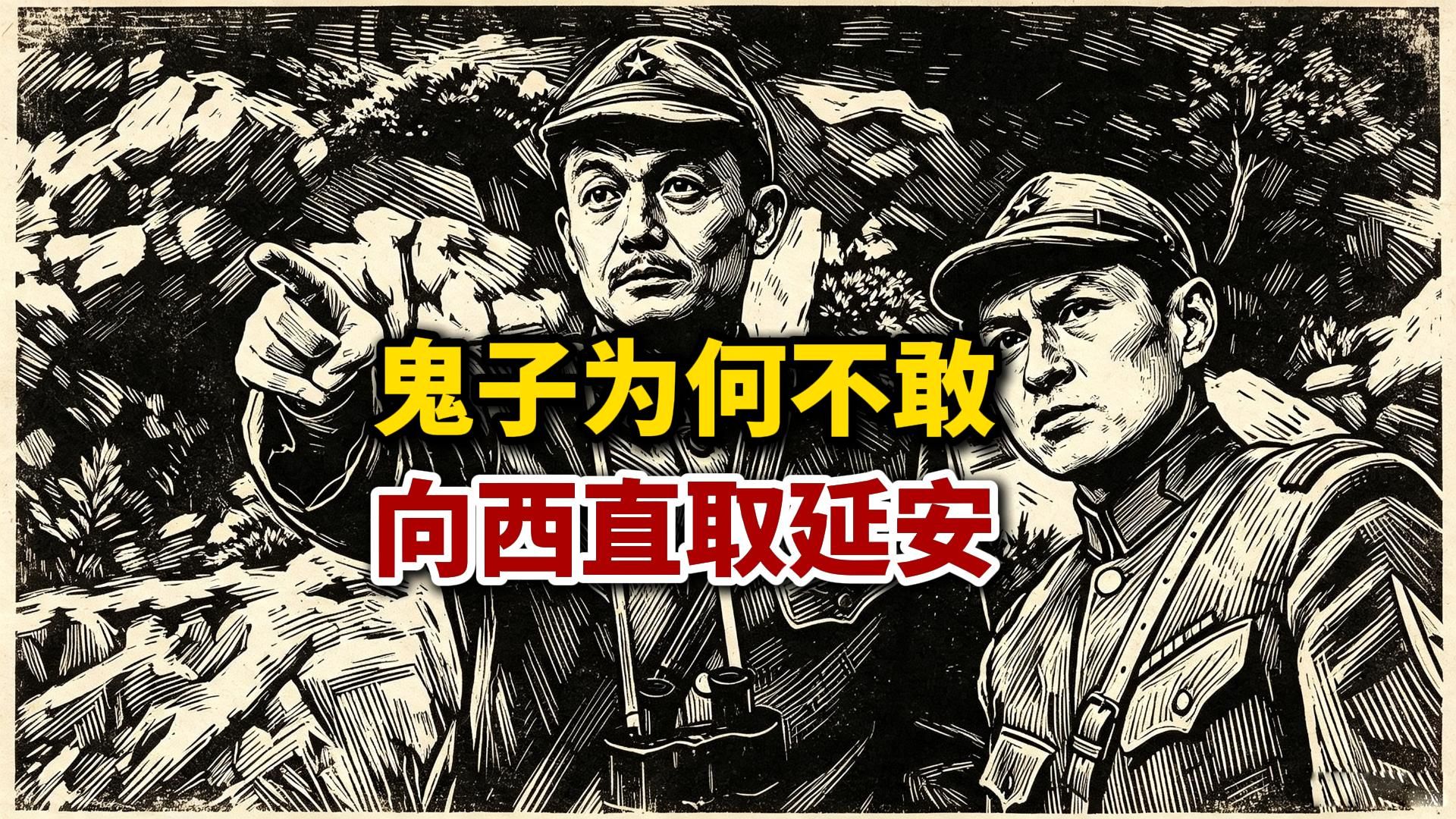 日军敢直取南京，为何不敢直取延安？