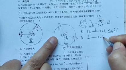 [图]共点力平衡 拉密定理 解题很快