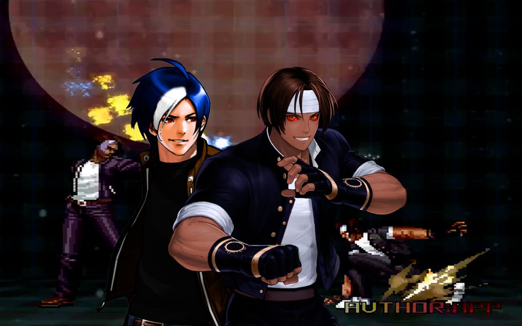 Mugen  KOF  Kyo233 vs. Rioter Cross  京233 vs. 暴动者克洛斯哔哩哔哩bilibili