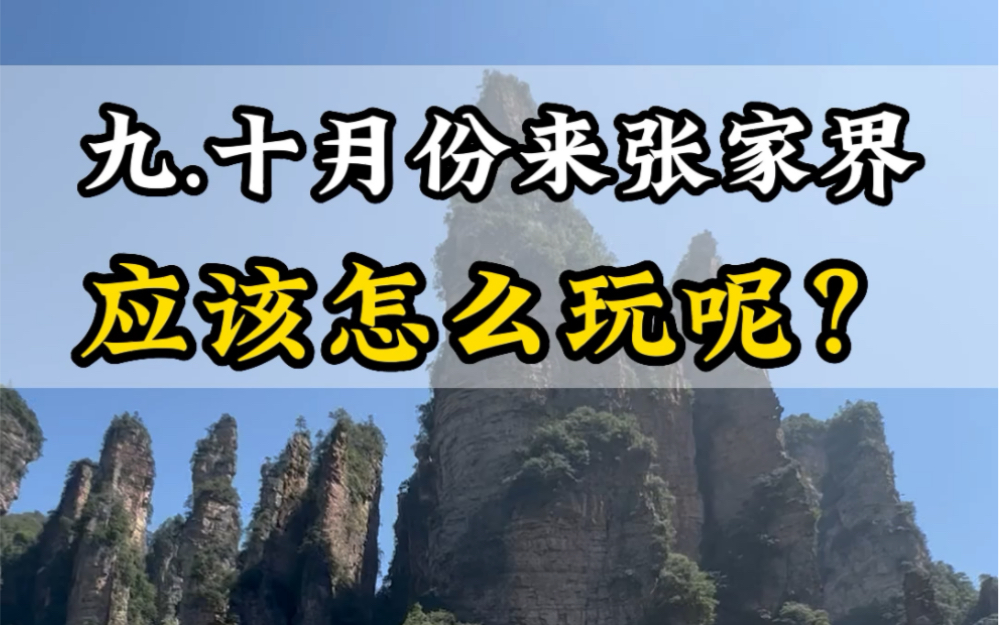 9月,10月来张家界应该怎么玩?吃饭住宿门票需要花多少?看完这篇攻略您就知道了#张家界旅游攻略[话题]##张家界旅游[话题]##天门山旅游攻略[话题]#哔...