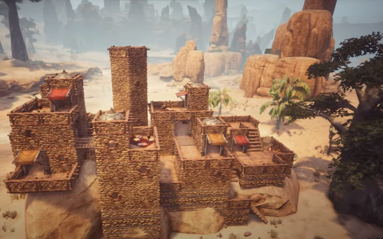 conanexiles流放者柯南建筑沙漠城堡