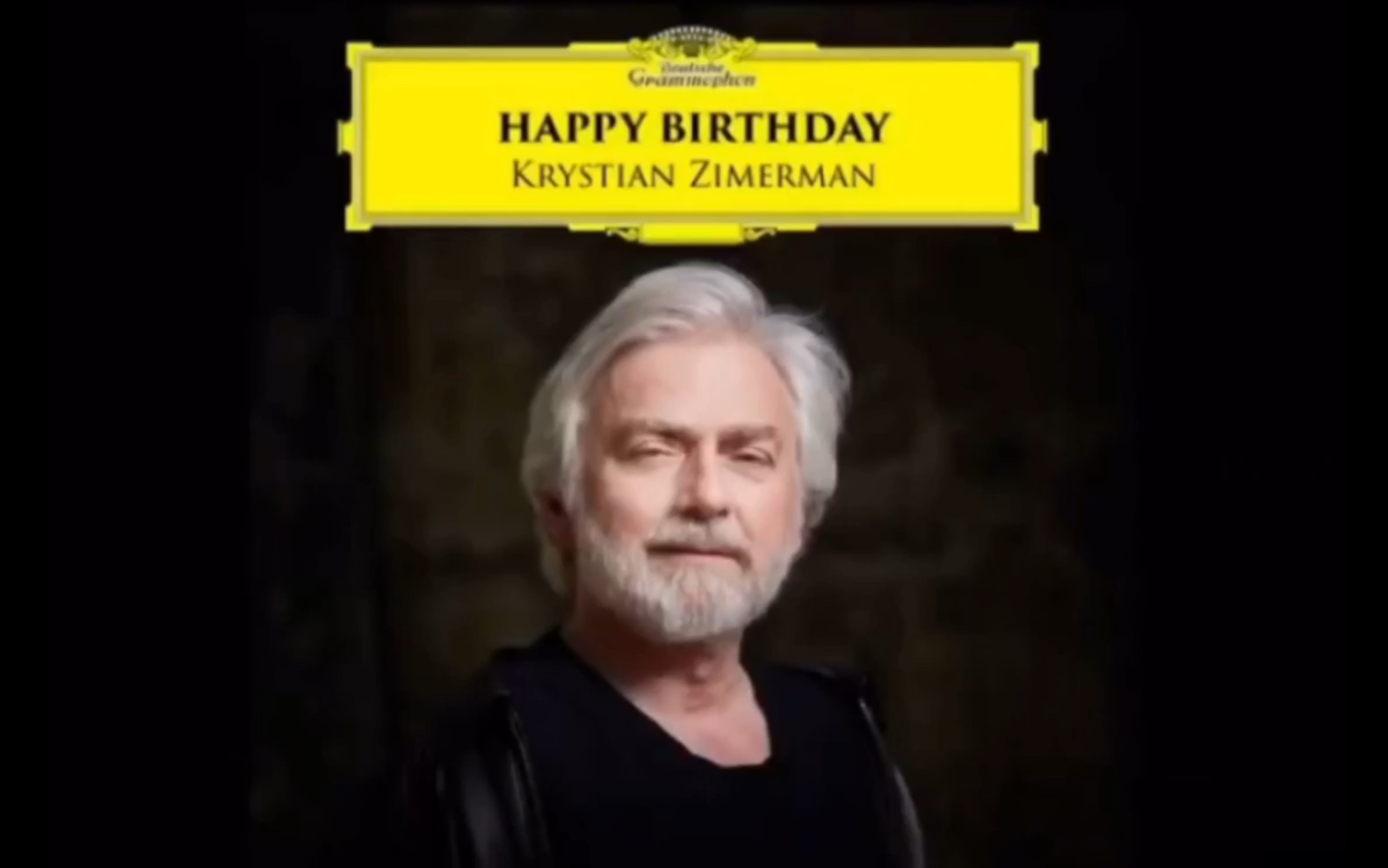 齐默尔曼 生日快乐 Happy Birthday To Krystian Zimerman By Sir Simon Rattle With LSO哔哩哔哩bilibili