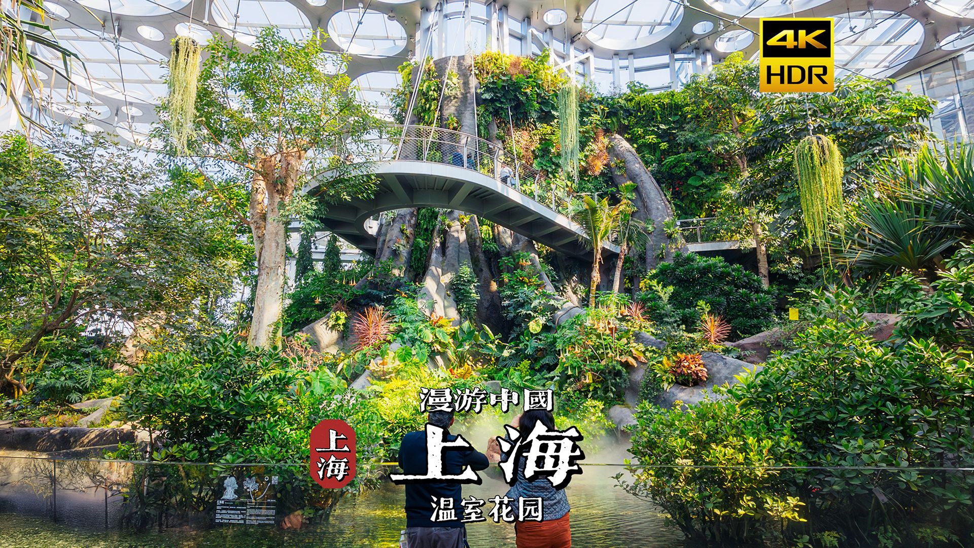 [4K HDR] 太惊人了！他们竟然在室内建造了一座梦幻花园 | 漫游中国 | 上海 | 云旅行 沉浸式 漫步 旅行 Pocket3