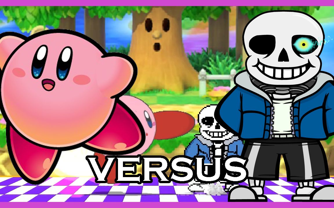 [图]星之卡比 VS Undertale Sans(杉斯) - [任天堂明星大乱斗特别版 MUGEN]