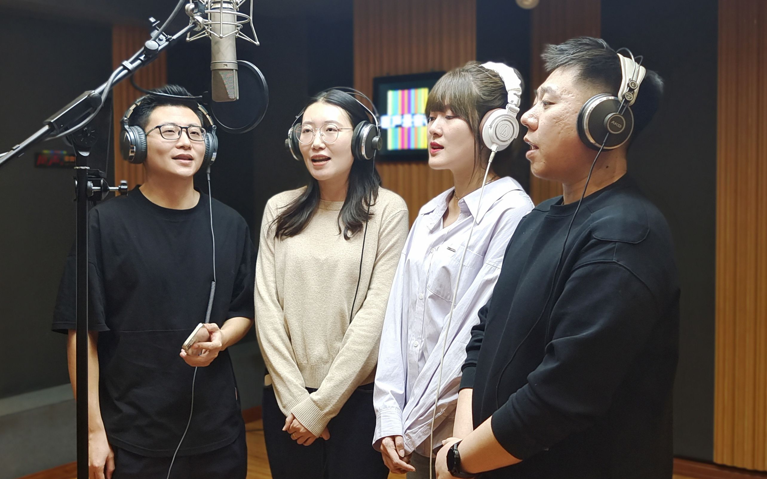 长春原声录音棚歌曲录制多人合唱一起向未来