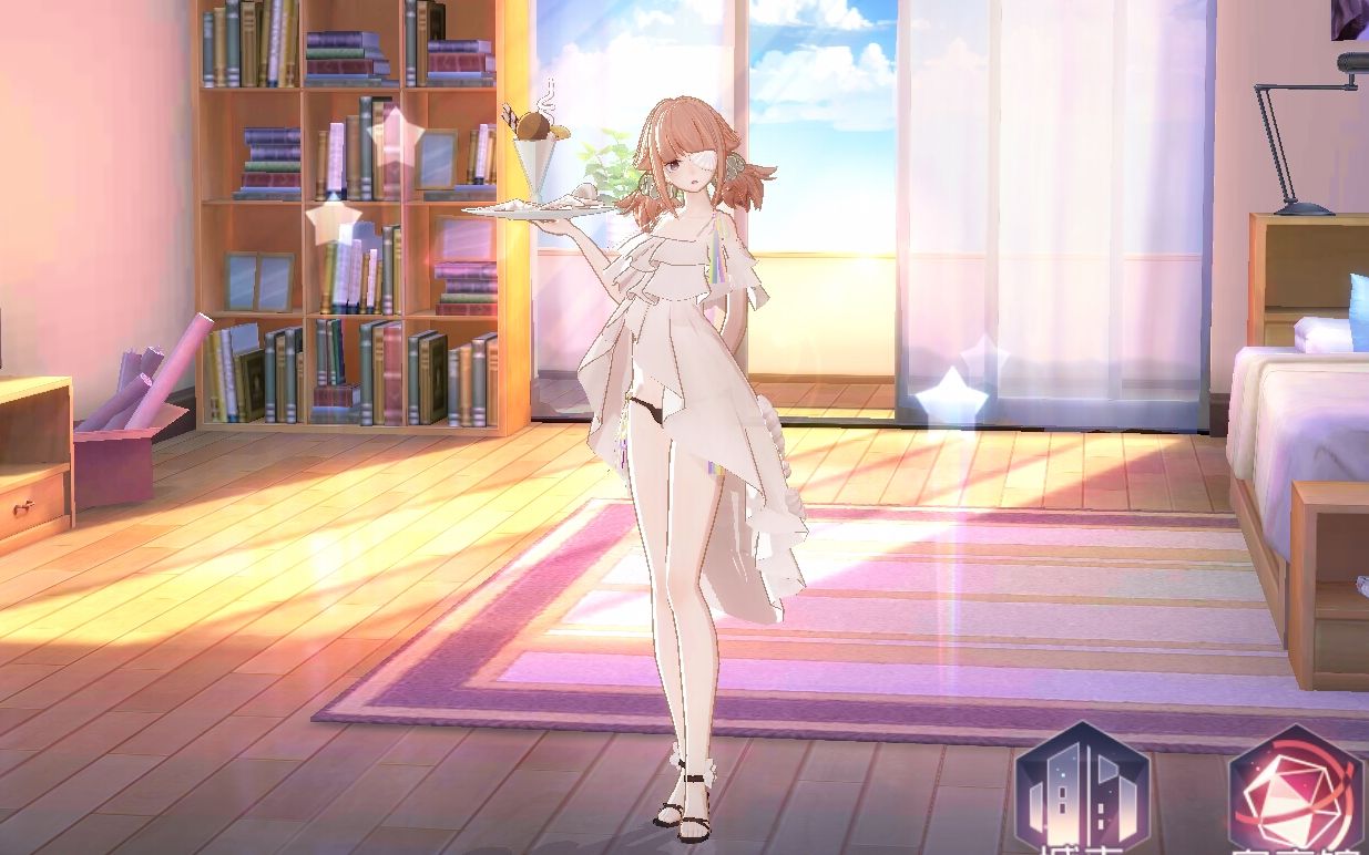 【永远的七日之都】两只萝莉的对战,泳装羽弥大战罗夏羽弥(非攻略向单