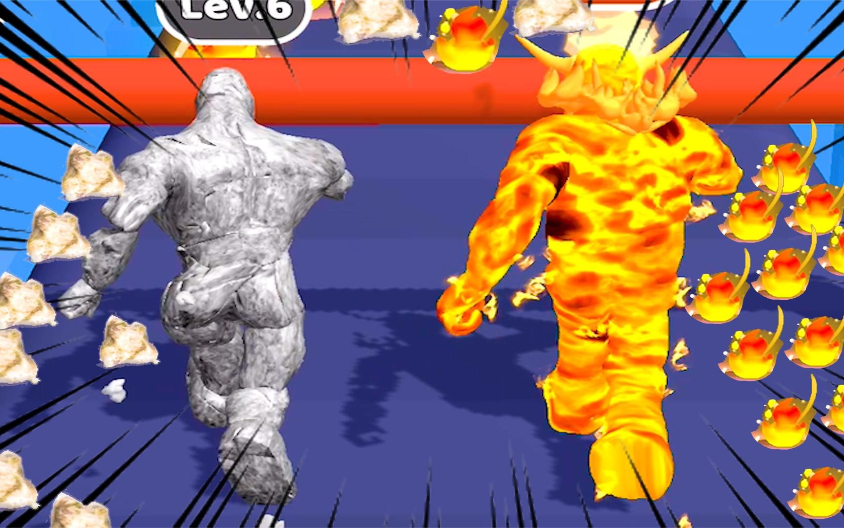 巨人冲冲冲:石头人终于要反击了 火焰人你要out了