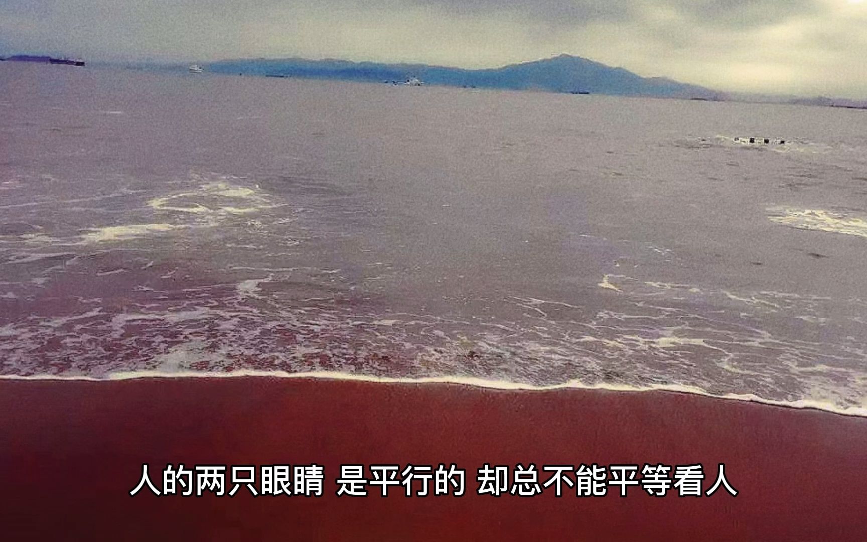 " 人的两只眼睛,是平行的, 却总不能平等看人.