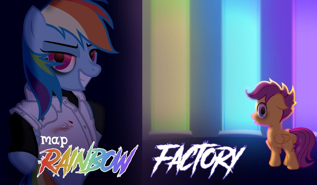 [图]【MLP/PMV】多人合作！同人新版！“彩虹工厂丨Rainbow Factory” (生肉)