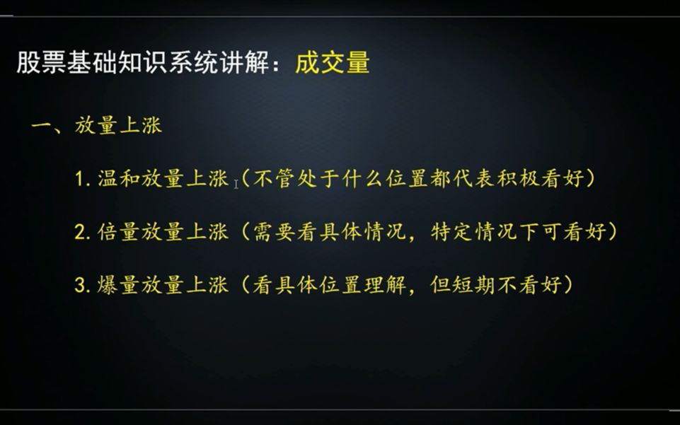 股票基础课程(八):温和放量上涨的深度理解,高手进阶之路!哔哩哔哩bilibili