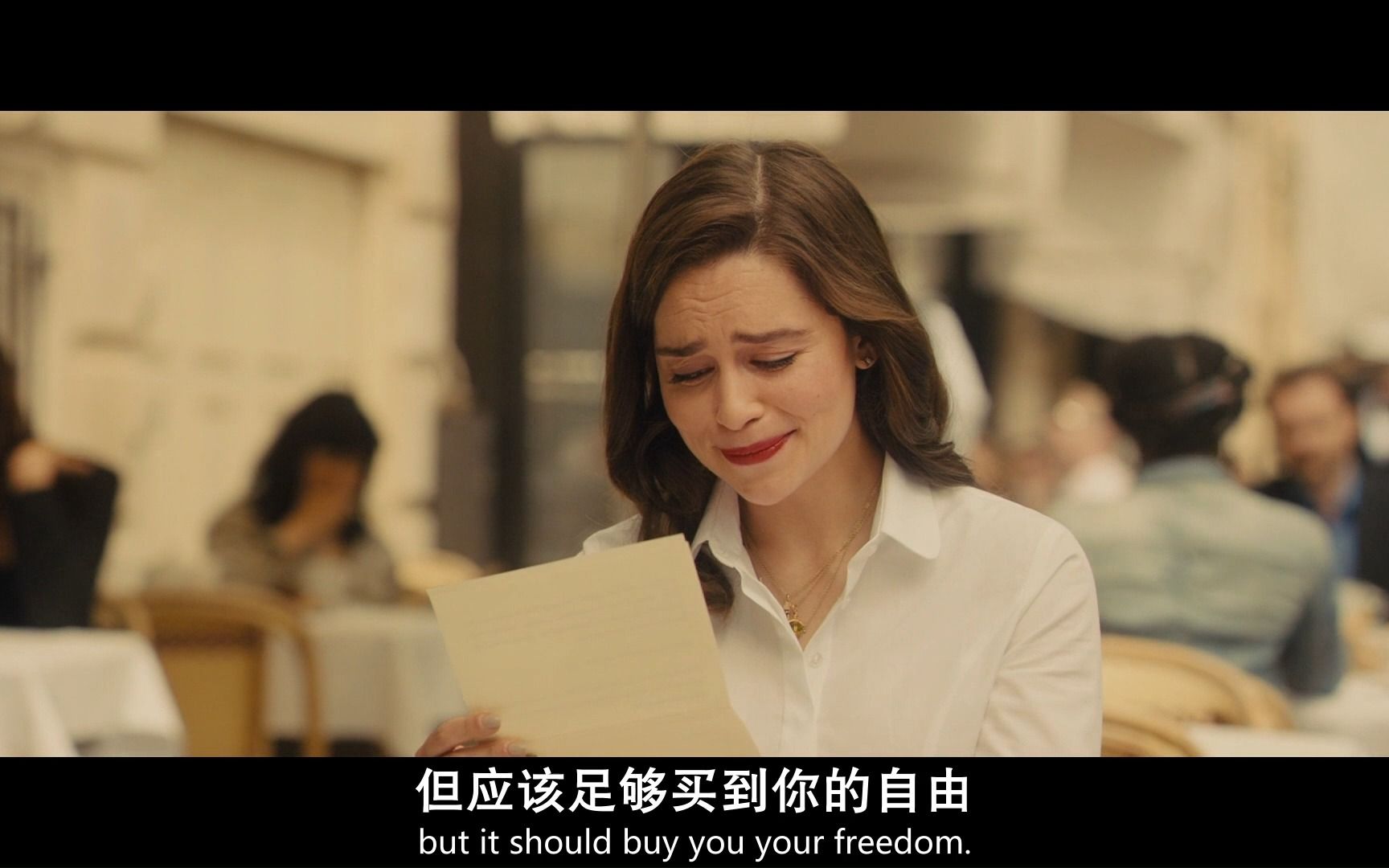 【电影遇见你之前】我人生中最后的时光,你是我每天醒来的唯一动力.