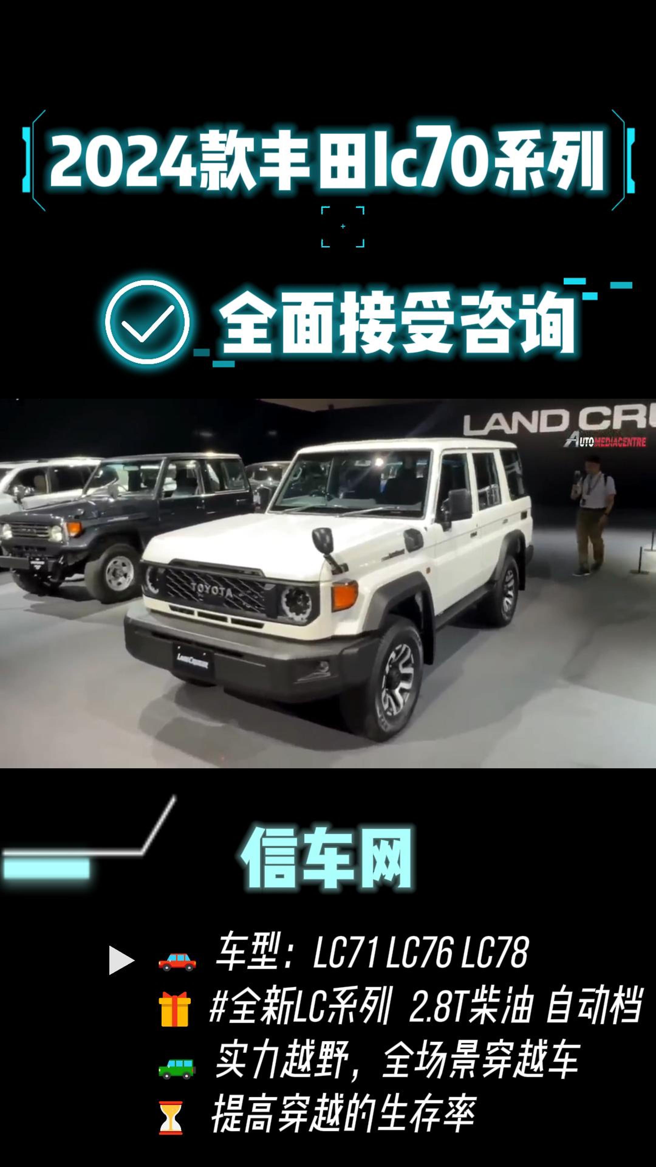2024款丰田lc70 基础配置