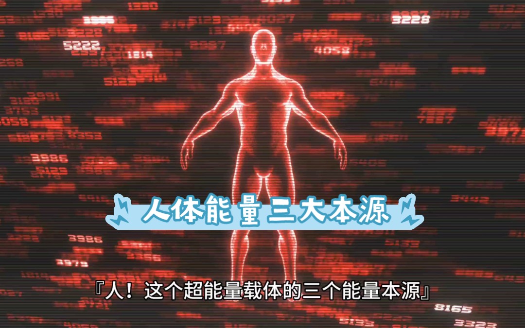 『人体三大能量本源』哔哩哔哩bilibili