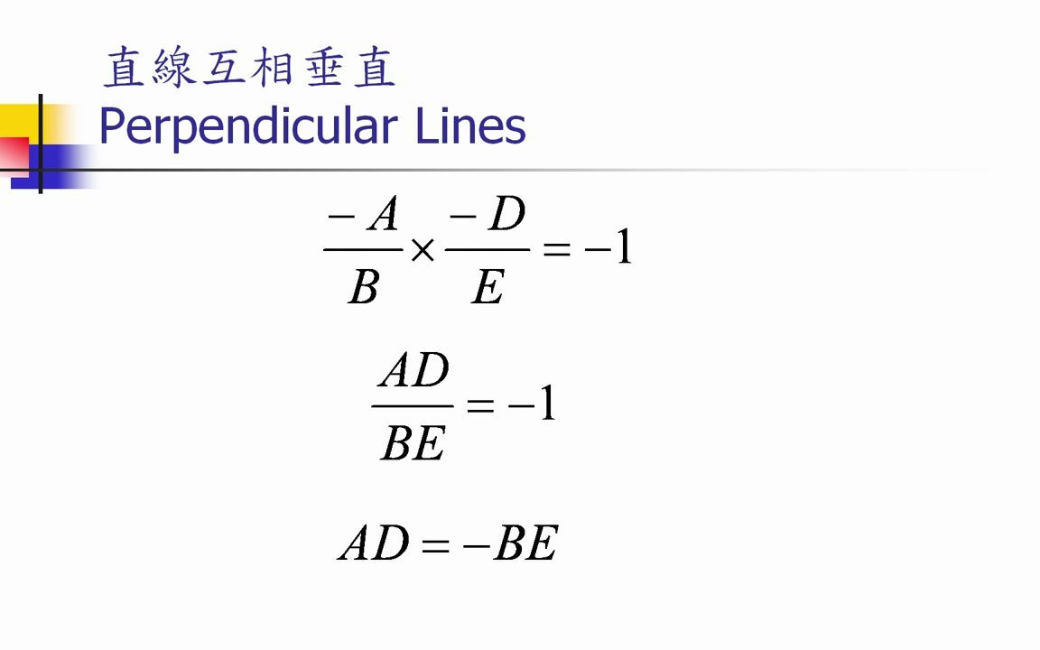 两直线互相垂直小秘方哔哩哔哩bilibili