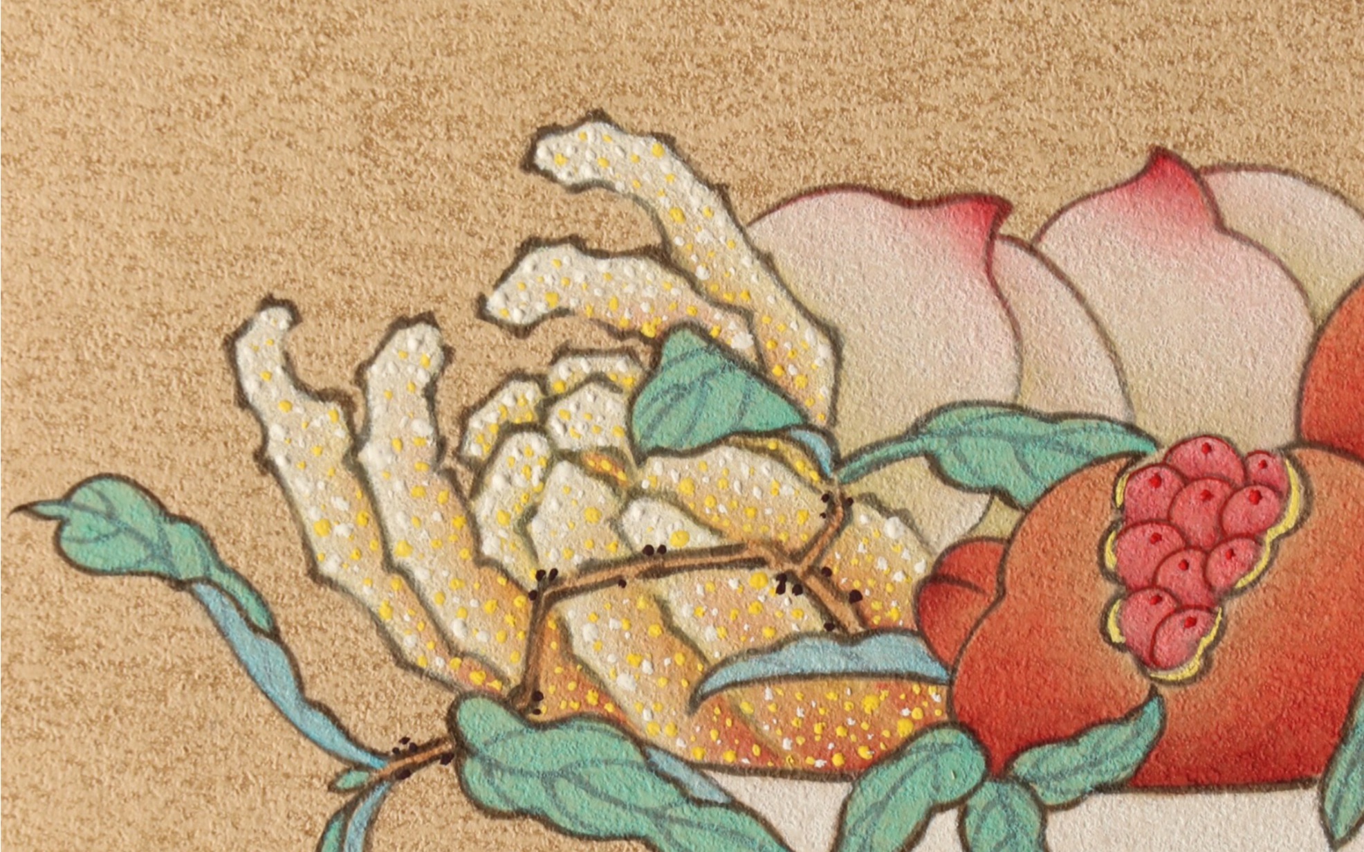 【国画】工笔清供小品_哔哩哔哩_bilibili