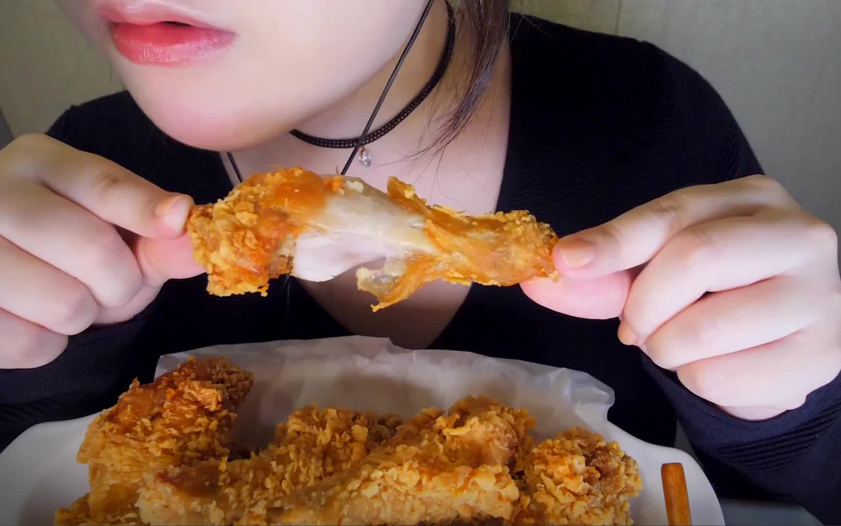 【asmr】番茄小姐姐 × 炸鸡腿(1799`ω0711)_哔哩哔哩_bili