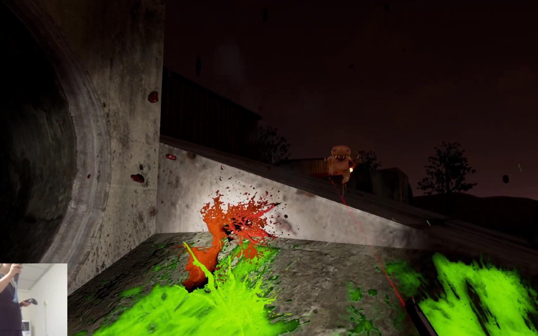 北漂胖哥布鲁克海文实验室vr游戏打僵尸打怪兽第五部分brookhaven