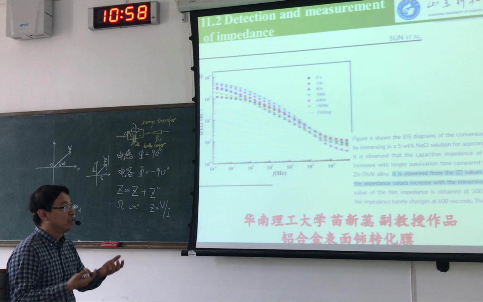 [图]锡兵课堂-电化学原理23年-第14次课-波特图和能奎斯特图