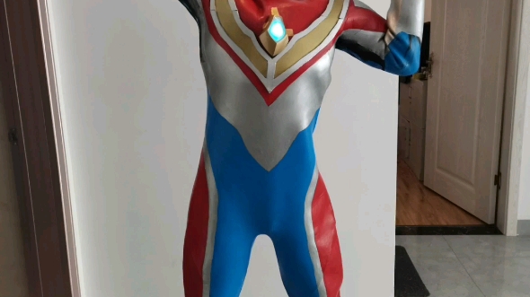 奥特曼皮套拍照