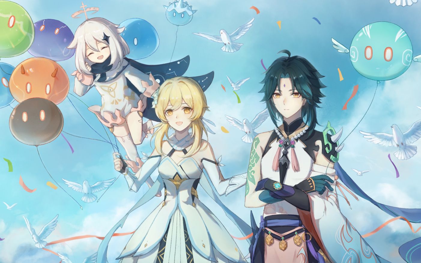 【魈荧/绘画过程】与你同行