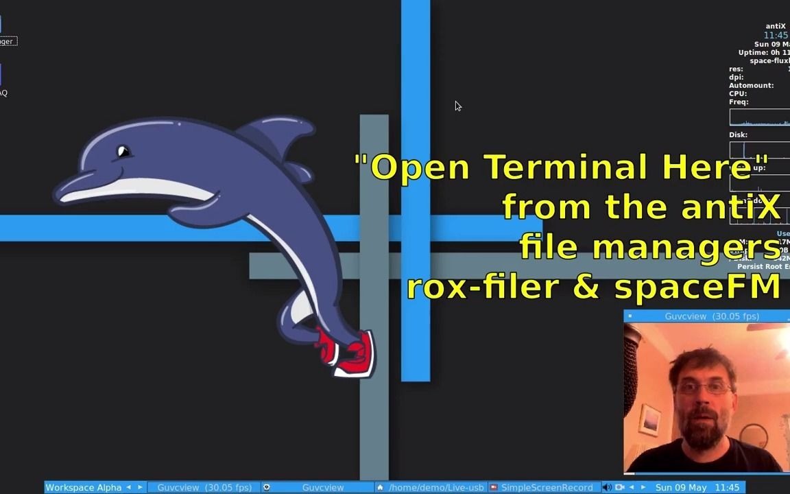 [MX Linux]Open Terminal here on antiX file managers roxfiler and spaceFM哔哩哔哩bilibili