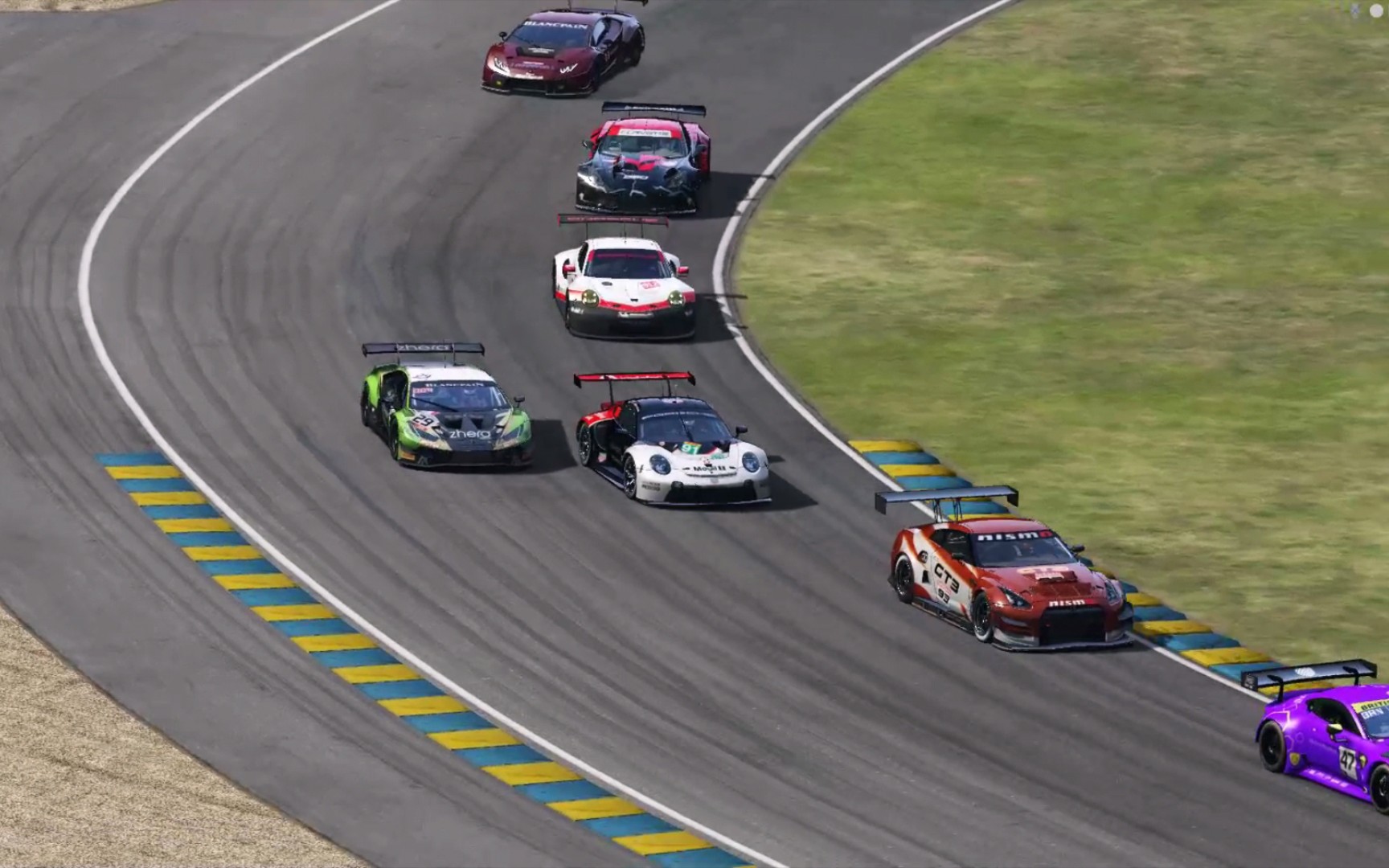 驾驶porsche 911 rsr在勒芒24小时赛道飞驰_单机游戏热门视频