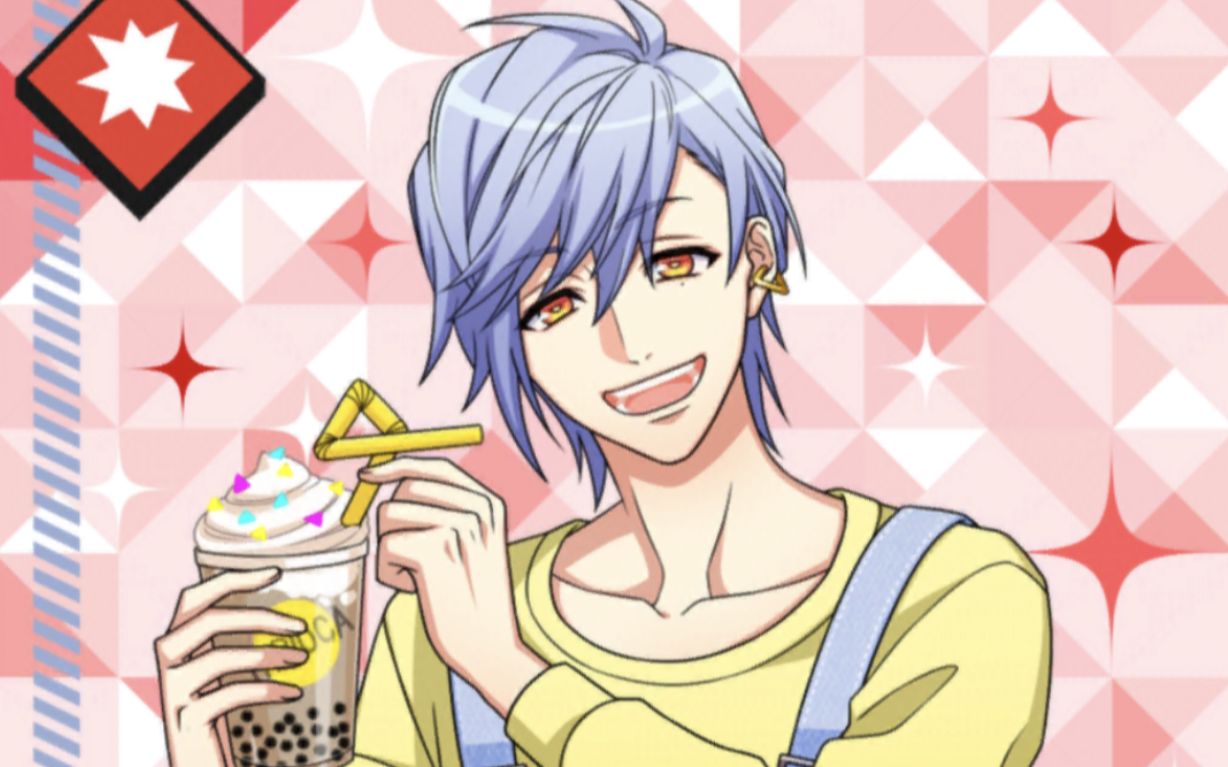 a3台服斑鸠三角限定r卡三角绝配drink制作三角珍珠奶茶吧后台剧情