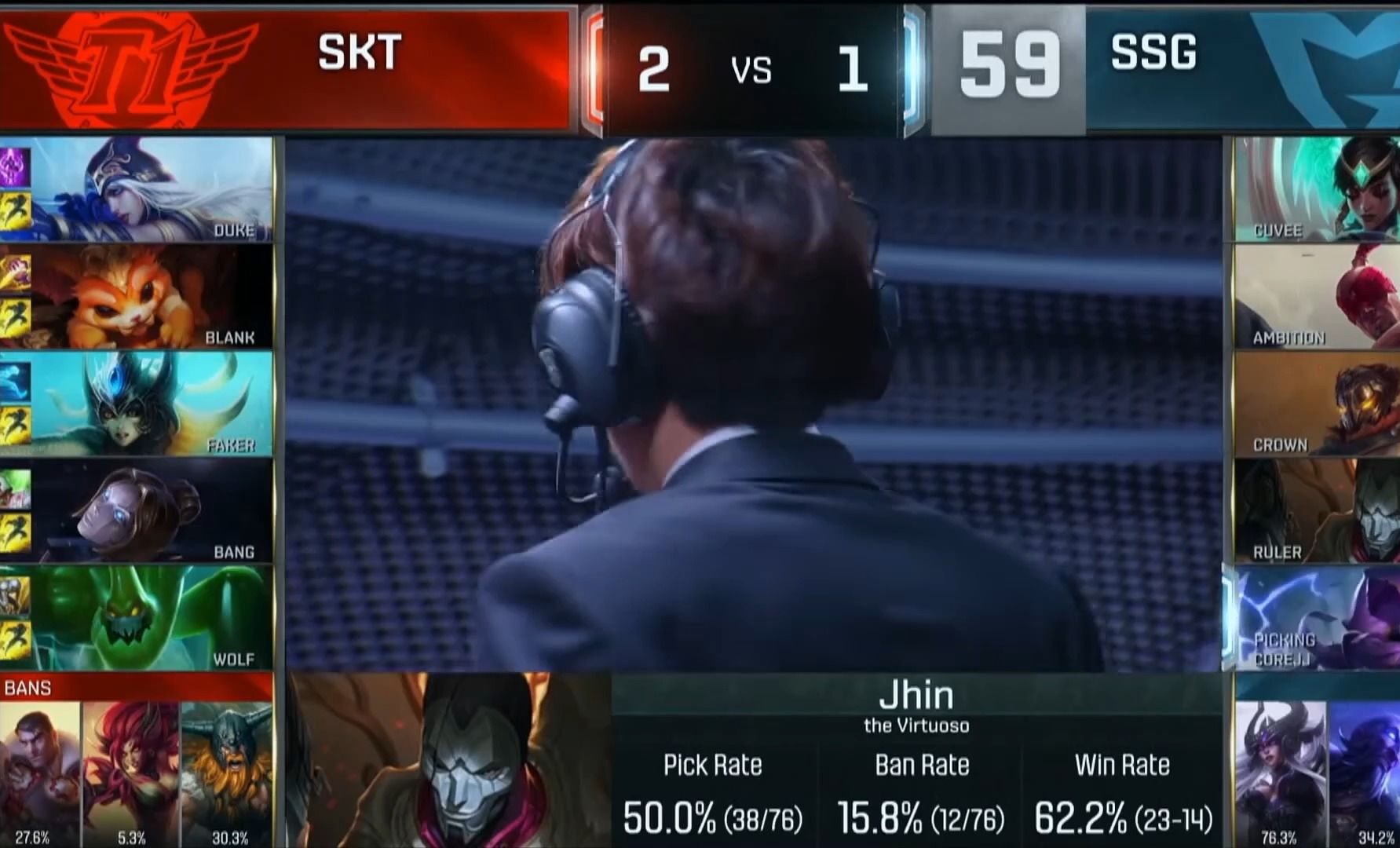 s6 决赛cuvee凯南多次放出完美大招秒掉faker,将skt逼入决胜局