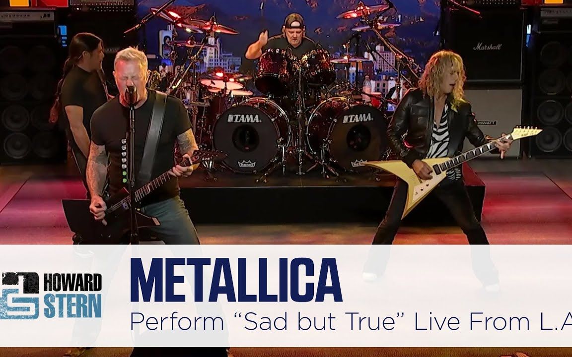 [图]Metallica最新现场！Sad But True Live on the Stern Show