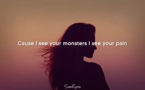 [图]Katie Sky - Monsters (Lyrics)抖音神曲