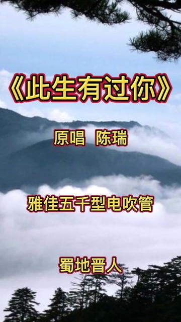 《此生有过你》原唱陈瑞