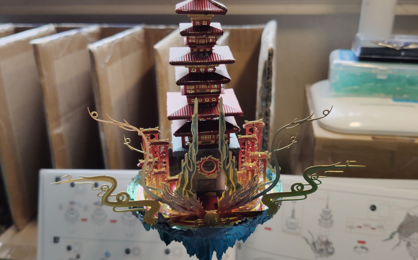 蚀刻片模型:艺模《蓬莱仙岛》上部p2