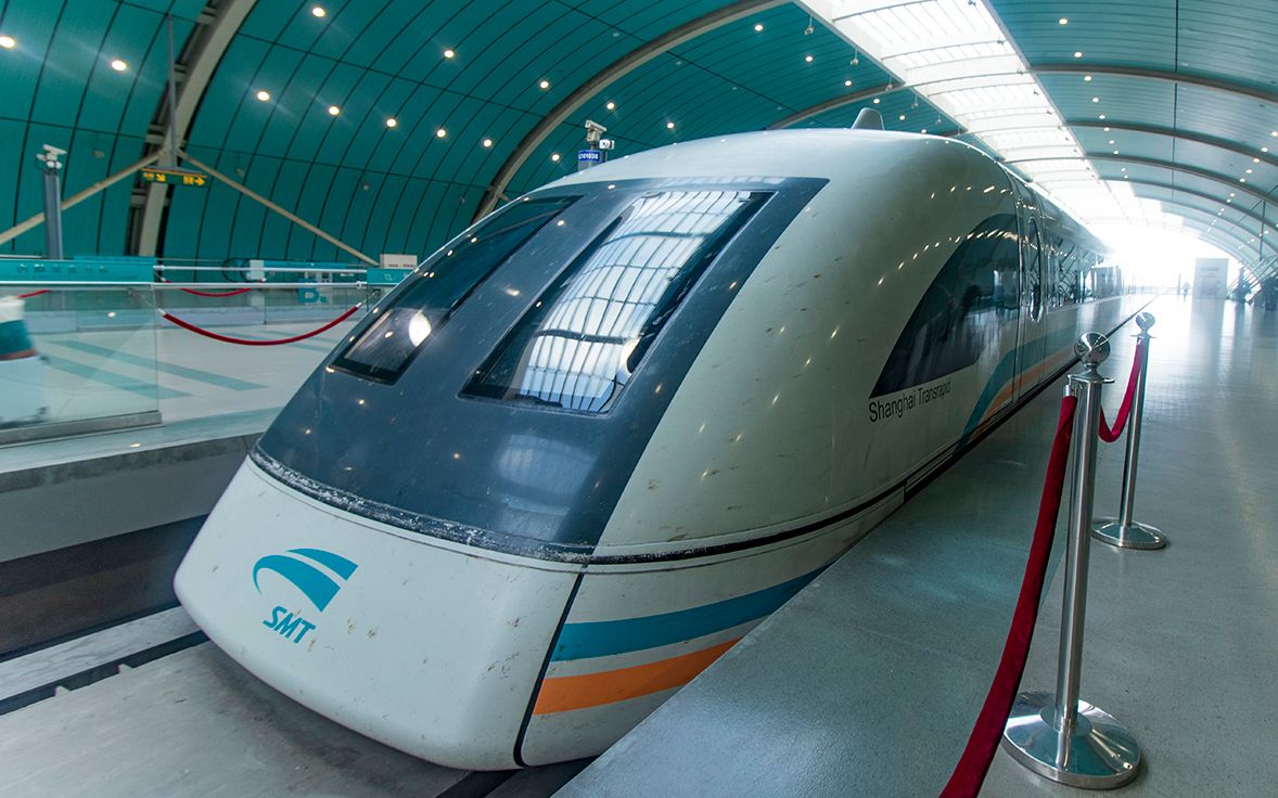 【60帧风景pov】上海磁浮线 上海浦东机场---龙阳路站 右侧前方展望