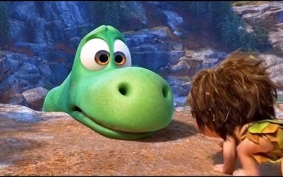 恐龙当家:当胆小的(恐龙)遇见胆大(野人小巴)又搞笑又温馨