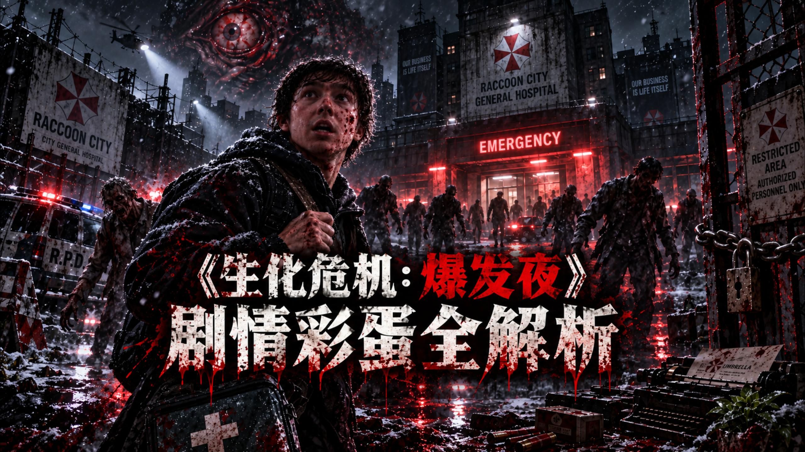 这根本不是电影，是一局真人版《生化危机》！《爆发夜》彩蛋全解析！