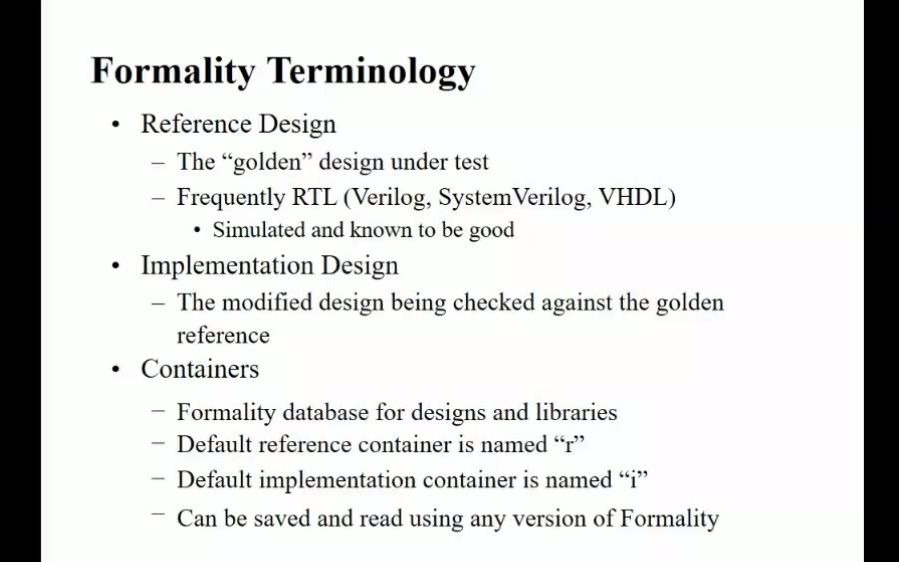 形式验证formality基本原理和流程(任务40)哔哩哔哩bilibili