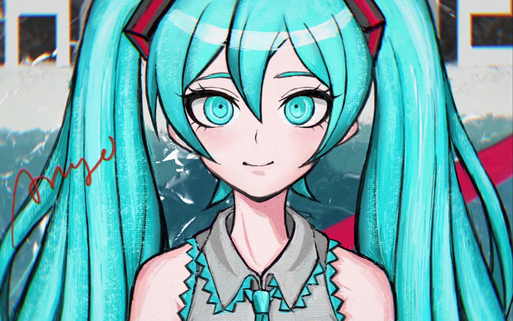 梦幻联动?《超高校级的公主殿下》| 用弹丸论破的画风画初音ミク