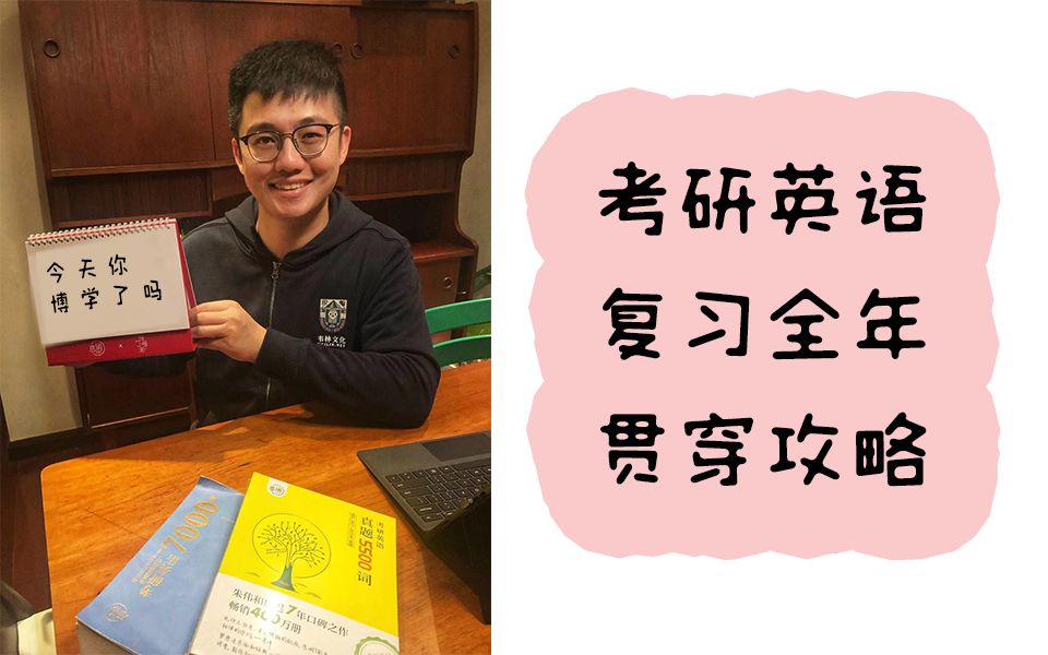 2021考研英语朱伟老师带你掌握考研英语复习全年贯穿攻略