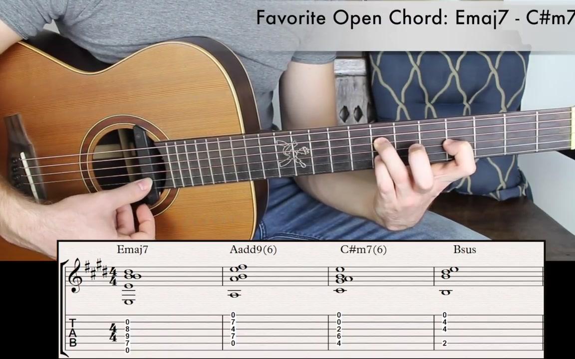 我最喜欢的8个开放式和弦