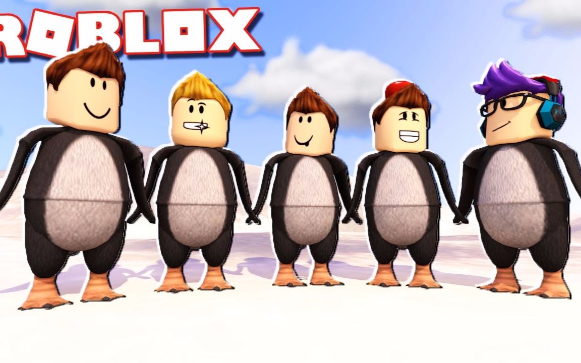 小飞象72roblox72企鹅模拟器企鹅家族爆笑上演南极荒野求生