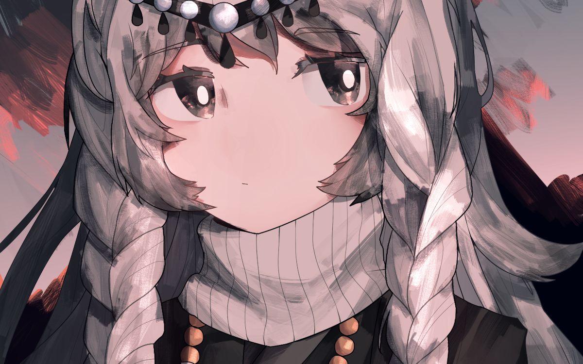 【明日方舟】初雪-上色过程