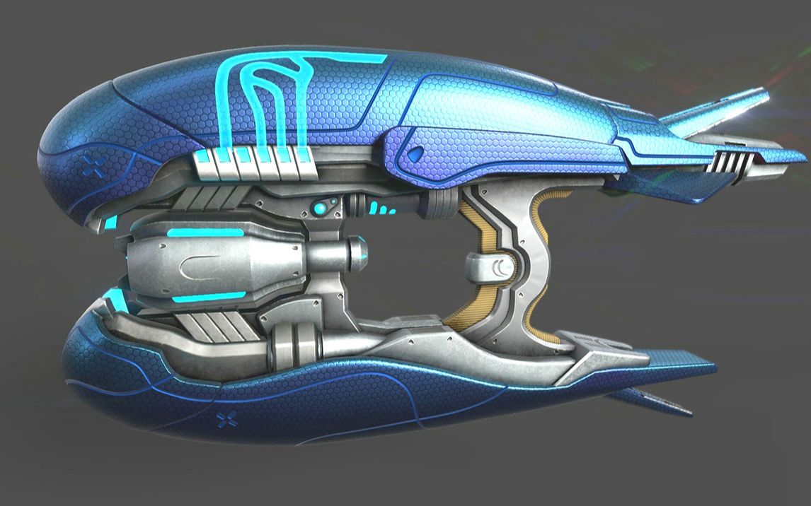 【3dmax教程】光晕等离子步枪模型制作教程.零基础武器建模教程