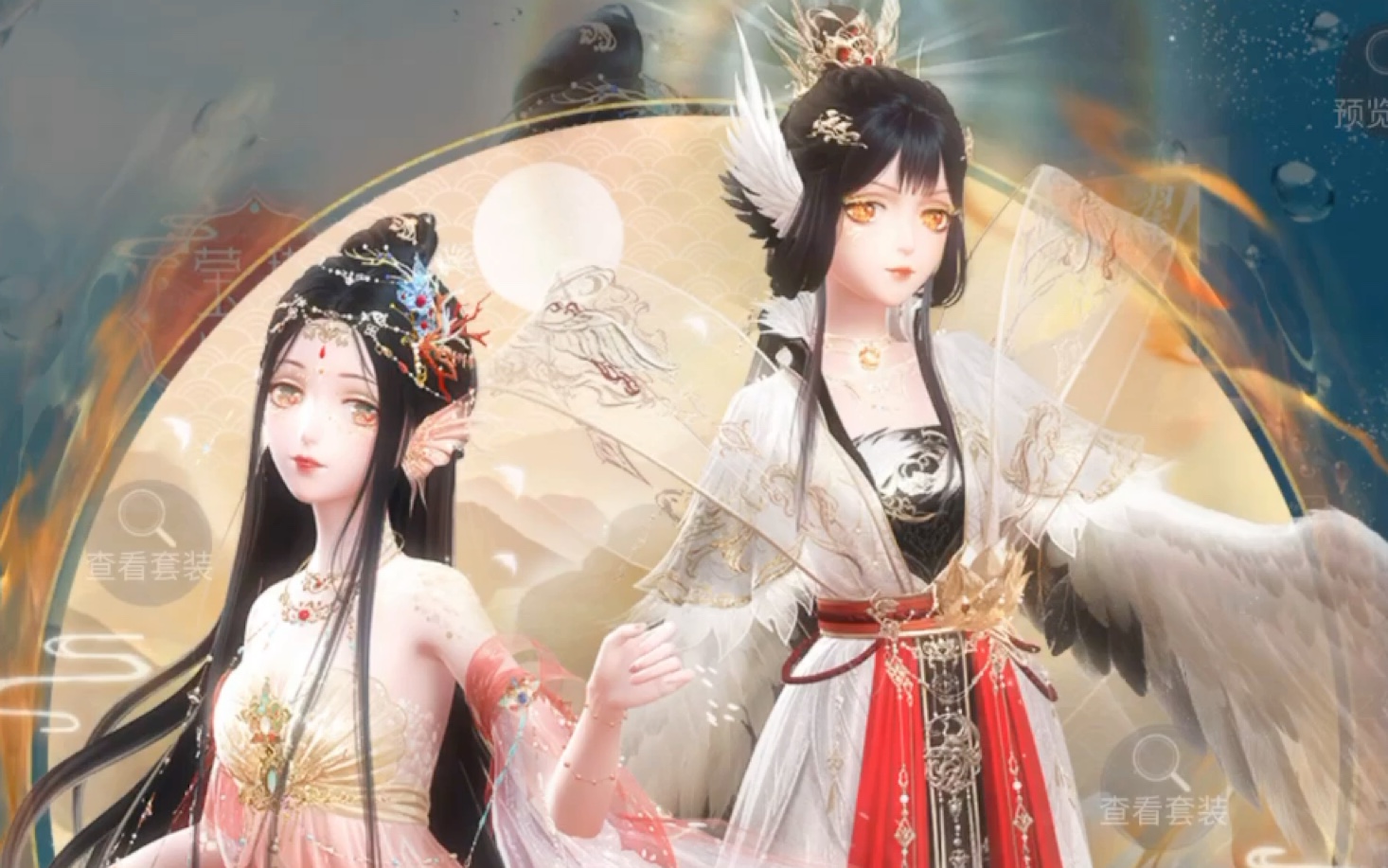 闪耀暖暖 2023新年阁鱼鸟 稍微有一点点点欧