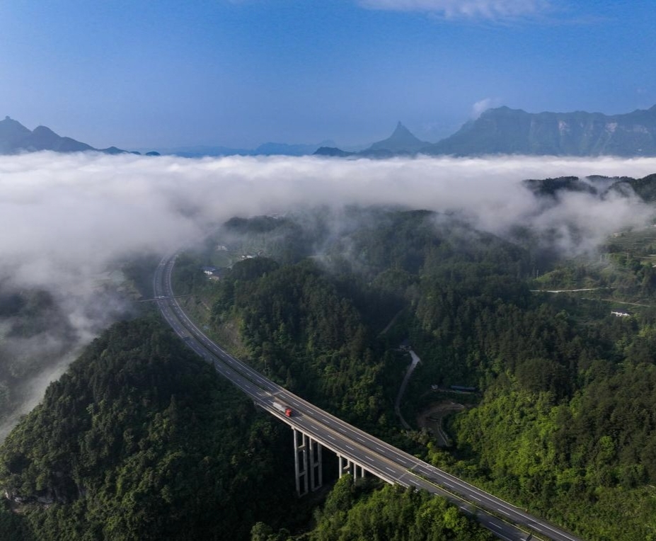 重庆金佛山:云绕山峦 景美如画哔哩哔哩bilibili