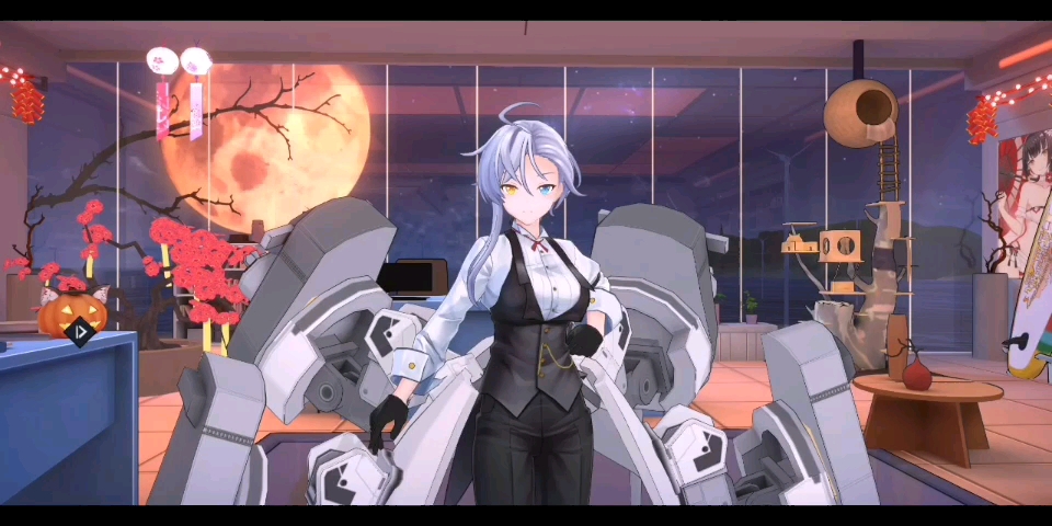 苍蓝誓约国服停服留念-厌战:互动,2:22技能语音演示,6:56特殊攻击战斗