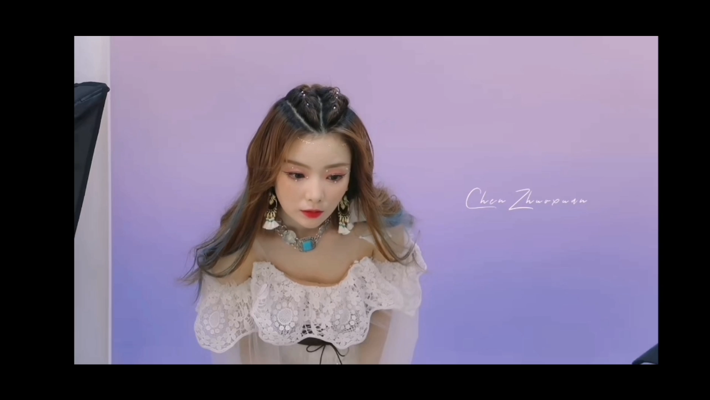 【陈卓璇】2021年5月8日 金曲青春《月亮之上》定妆花絮cut 直拍_哔哩