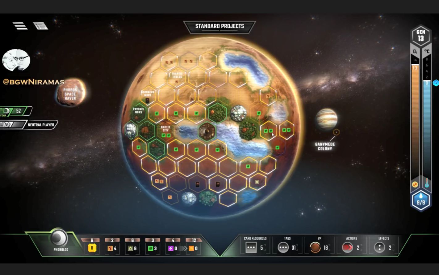 [图]《重塑火星（殖民火星）》（2016）Steam单人Solo模式流程 Terraforming Mars - Digital on Steam