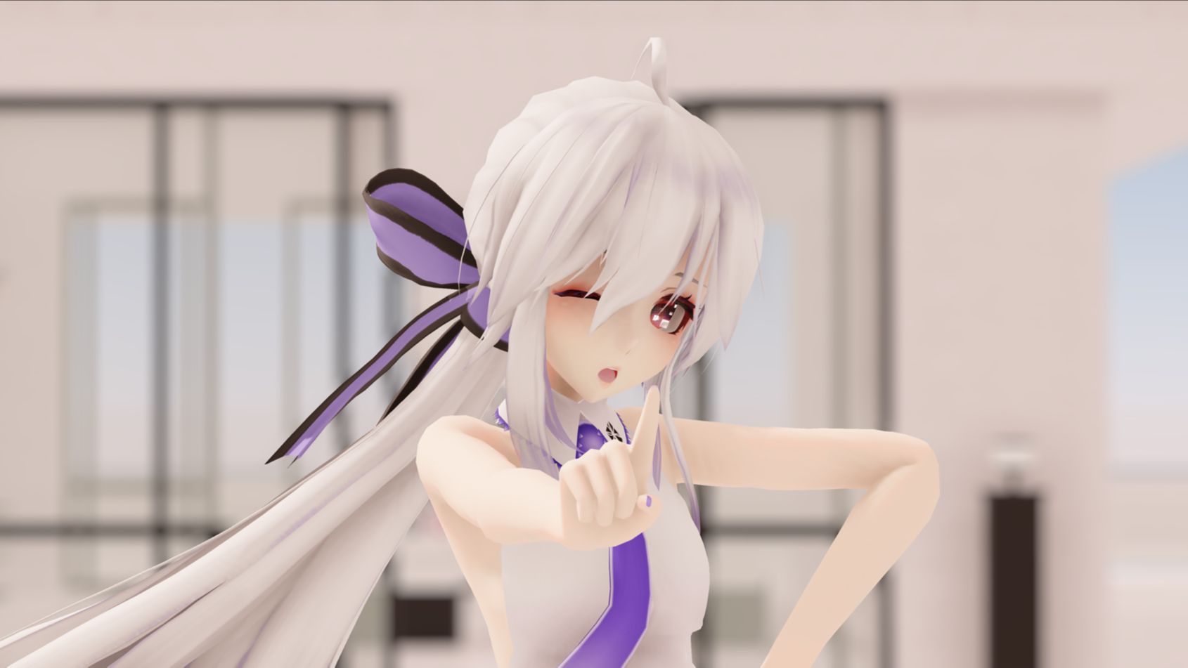 【弱音mmd】露背公式服-恋爱裁判