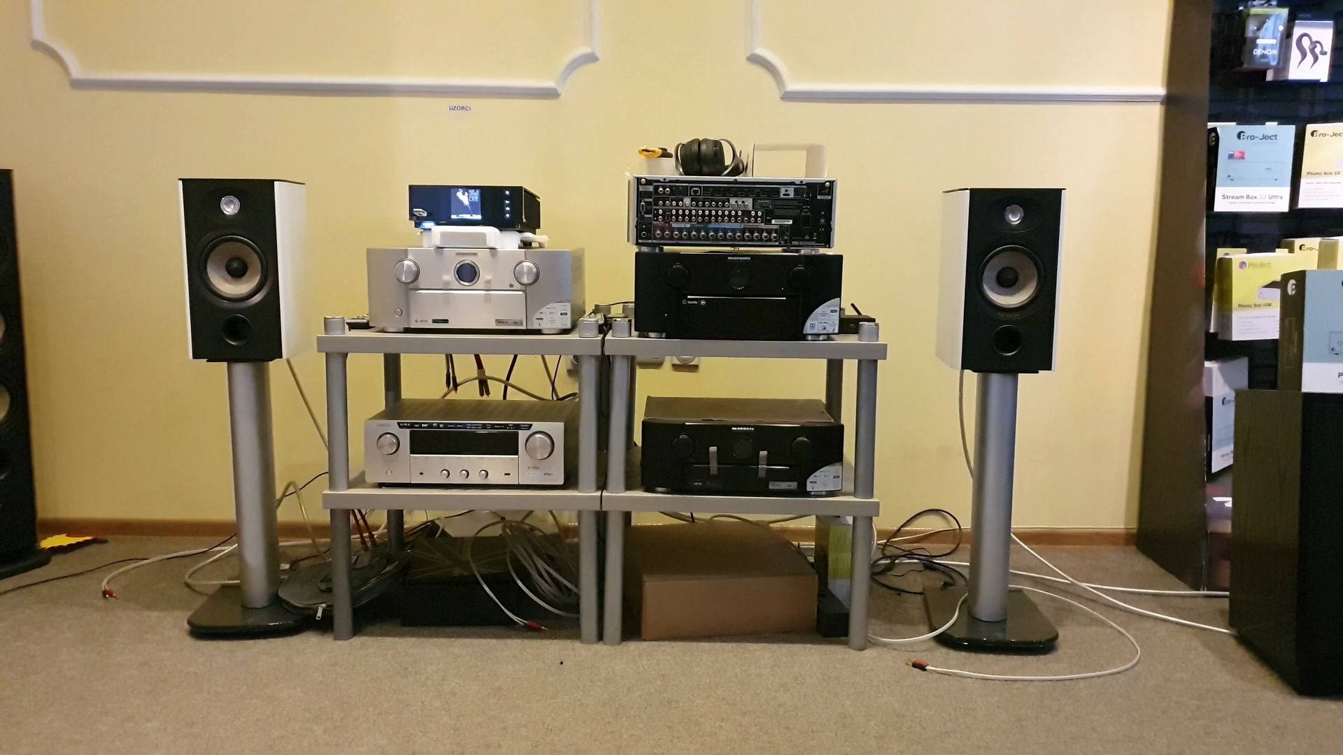 英国naim uniti atom解码功放搭配法国劲浪906书架箱:余音绕梁 久听不