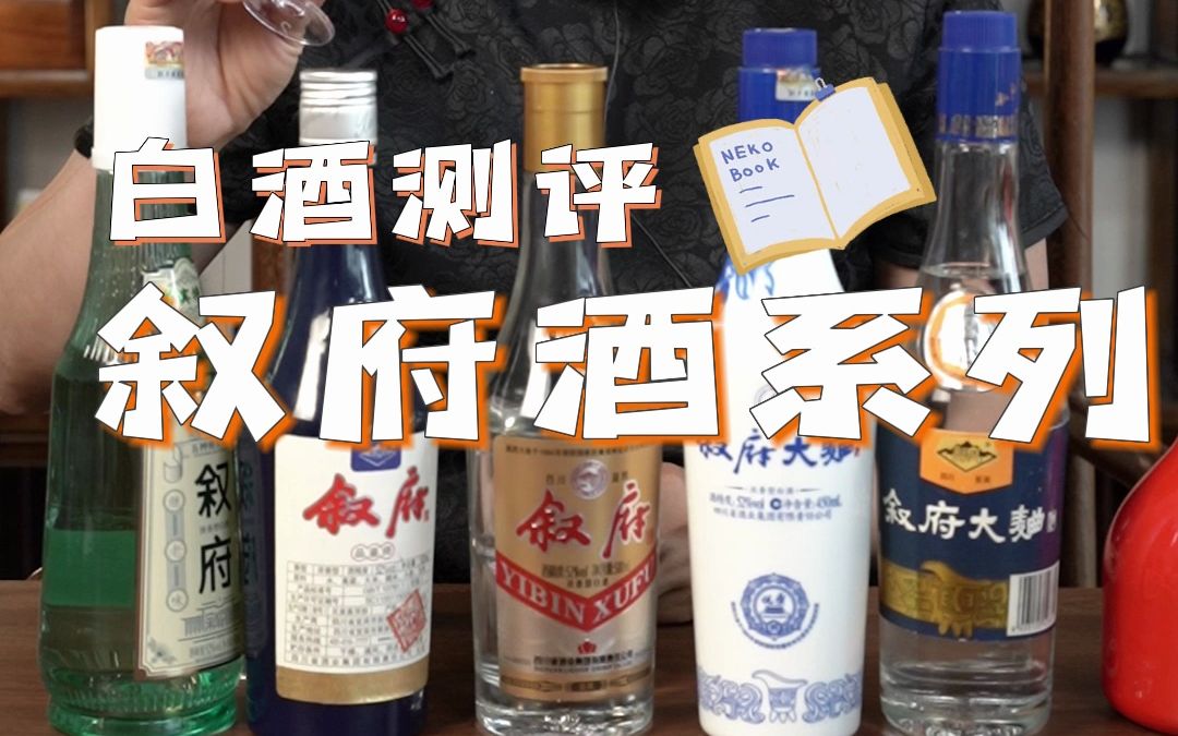 叙府系列白酒测评 #白酒 #好酒推荐 #品酒品人生 #以酒会友 #纯粮酿造 #纯粮白酒 #白酒知识 #酒文化 #好酒推荐#浓香型白酒 #叙府哔哩哔哩bilibili